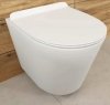 AQUAFORM - miska wc OVIEDO Rimless z deską duroplastową SLIM wolnoopadającą, kolor biały  CE-MW-003-11-51